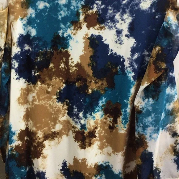 Calvin Klein Multicolor Abstract Blouse - Picture 11 of 13